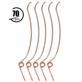 Alomejor 70 Pieces Piano Springs, Spring Steel Material Piano Hammer Butt Spring Pianos Spare Parts Large Accessories for Piano