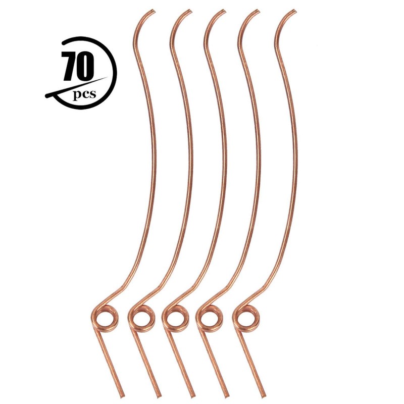 Alomejor 70 Pieces Piano Springs, Spring Steel Material Piano Hammer