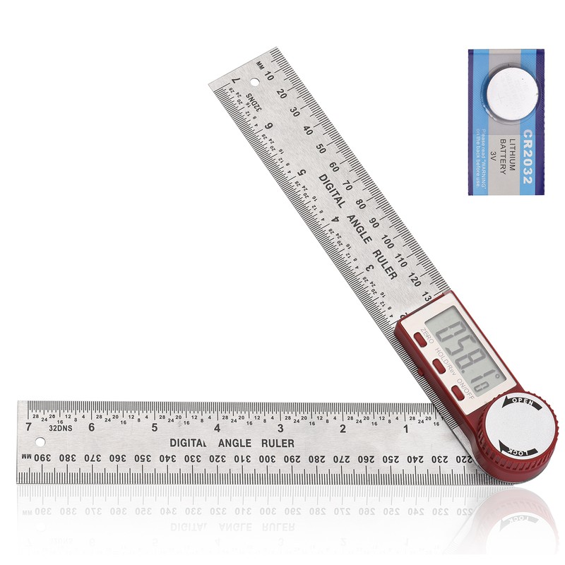 Digital Angle Finder Ruler 7inch/ 200mm Stainless Steel Angle Finder