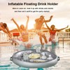 Maxmit Inflatable Drink Holder Float, Floating Drink Holder Pool Drink
