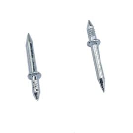 Meuey Lyot Double-Head Skirting Thread Seamless Nails Double Headed Nails Baseboard Nails Invisible Safety Screws Special Sleeve Tool for Nail -50PCS