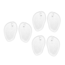 Baluue 6pairs Non- Gel Cushions for -flops Comfortable Forefoot Pads of Toe Protectors for Daily Use and Walking Support