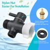 BARROCK Advanced Handheld Bidet Sprayer Set, Matte Black, Wall Mount,