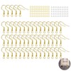 Pack of 300 DIY Earrings, Ear Hooks with Rubber Ear