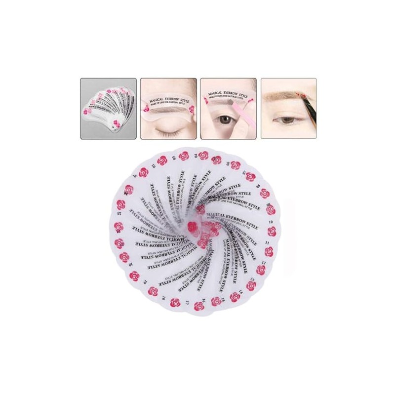 Reusable Eyebrow Stencil Kit for Brow Shaping, Beginner Friendly Makeup