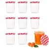 CTForest 8 x Mini Jam Jars, Small Jars with Lids