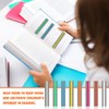 Yexiya 100 Pack Guided Reading Strips Line Reader Highlight Strips