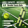Hikeen Durable Tennis Ball Pick up Tube with 12 Tennis