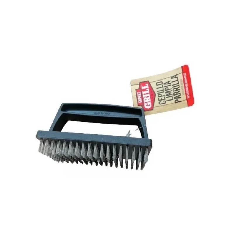 Grill Cepillo Limpia Parrilla Asador Cerdas Alambre Metalico Grill