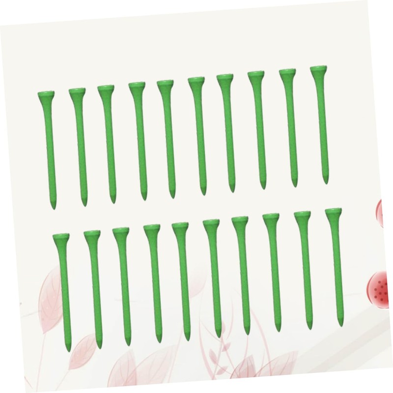 Sosoport 2sets Golf Tees Wood Outdoor Protective Tees 7cm Length