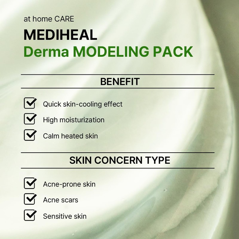 Mediheal Derma Modeling Pack (Teatree) - Rapid Cooling For Soothing