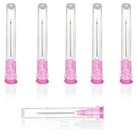 100Pack 18Ga 1Inch/25mm Disposable Dispensing Lab Supplies Individually Sealed Packaging