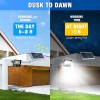 UMEXUS 600W LED Solar Flood Lights Outdoor Street Light Dusk