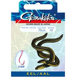 Gamakatsu Hooks Ready Tied BKD 3120R Eel 8