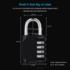 Diyife Combination Padlock, [2 Pack] 4 Digit Lock Combination, Padlock