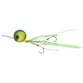 JACKALL F183 Lead Type Bing Ball Slide, 2.1 oz (60 g), Green Gold/Fluorescent Green T +
