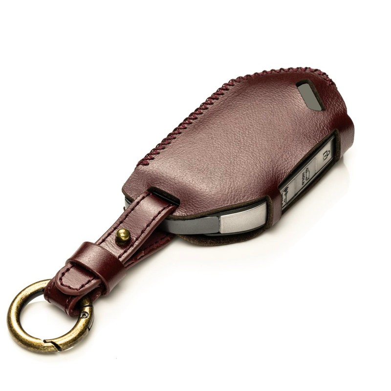 Vitodeco Luxury Premium Genuine Leather Smart Key Fob Case Cover