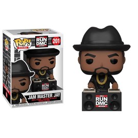 Funko Run-DMC + Pop Protector: Retro Hip Hop Pop! Rocks Vinyl Figure (Gift Set Bundled with ToyBop Brand Box Protector Case) (Jason Jam Master Jay Mizell with Turntables and Mixer #201/47166)