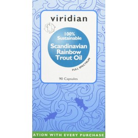 Viridian Scandinavian Rainbow Trout Oil Capsules 90