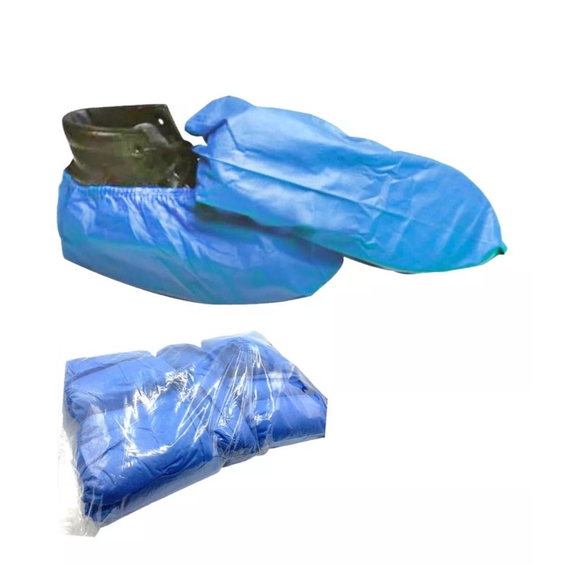Alyger Cubrezapato De Polipropileno Bolsa Con 100 Pzas Color Azul