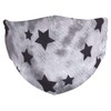 styleBREAKER Unisex Fabric Mask with Stars Pattern in Vintage Look,