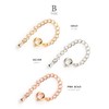 Cream Dot Necklace, Women's, Popular, Metal Allergy, Nickel-free, 18k Coating,