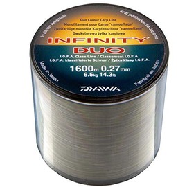 Daiwa Infinity Duo Carp 0.27 mm / 6.5 kg / 1670 m Monofilament Line Fishing Line Carp Line