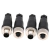 Eonvic M12 4 Pin Male and Female 12mm A-Code Industrial