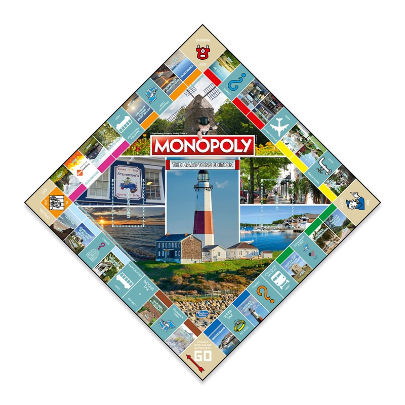 Monopoly Board Game The Hamptons Edition: 2-6 Players Family Board