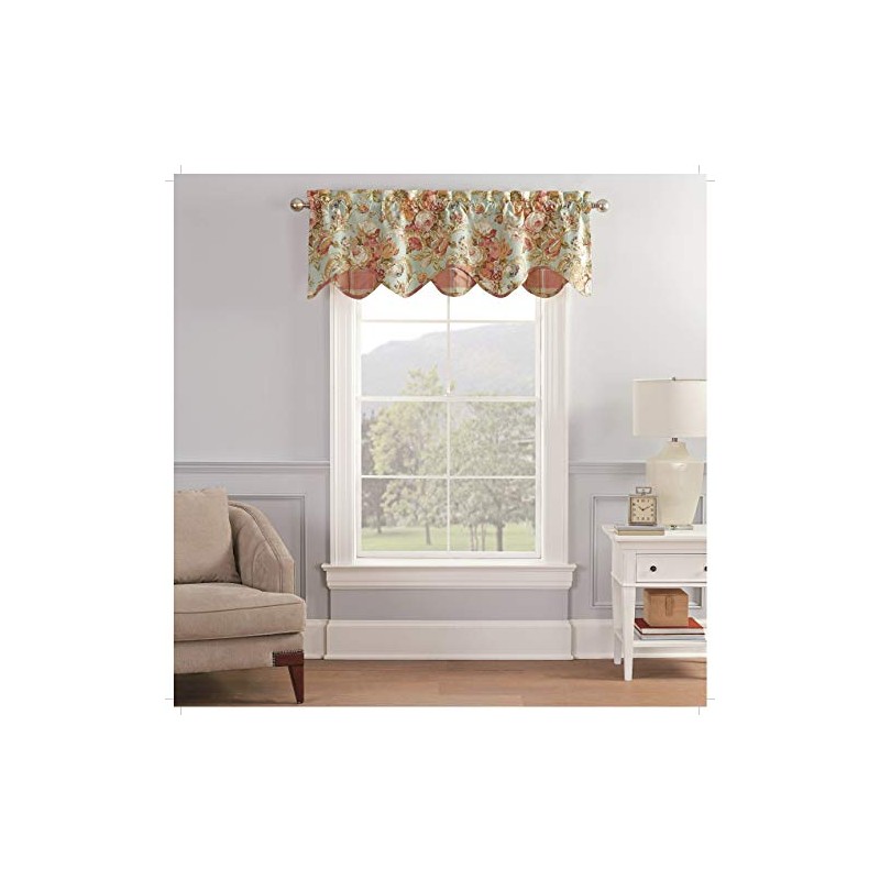 WAVERLY Spring Bling Rod Pocket Curtains for Kitchen and Living