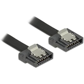 DeLOCK 83838 0.1 M SATA 7-PIN SATA 7-PIN SATA Cable SATA Cable Black