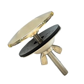 2 Inch Kitchen Sink Hole Cover,Gold Stainless Steel Faucet Hole Cover,Kitchen Sink Tap Hole Plate Stopper Cover Blanking Metal Plug