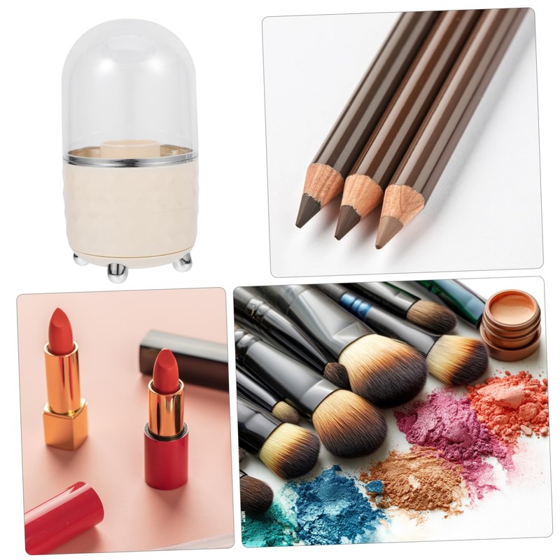 Ciieeo Elegant Makeup Brush Holder Cover Makeup Tools Organizer for