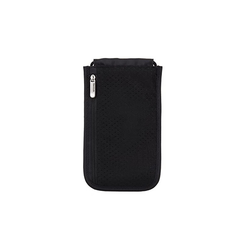 Travelon Rfid Blocking Deluxe - Bolsa de embarque, color negro,
