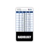 Radiology Badge Buddy Vertical w/Height & Weight Conversion Charts (Standard,