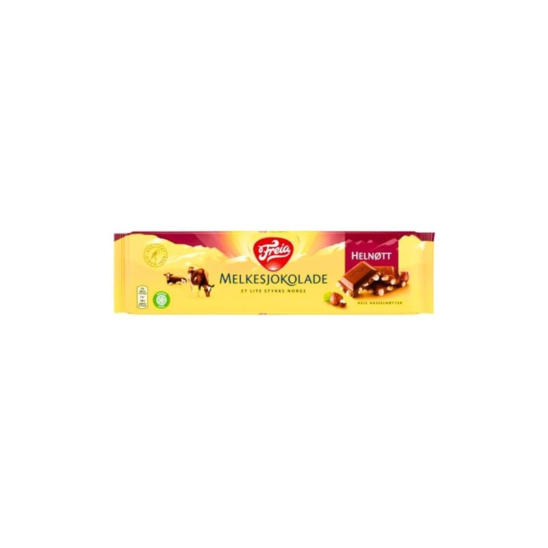Norwegian Extra Large Milk Chocolate Bar - Helnott, 7.05oz (Pack