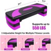 Exercise Workout Aerobic Step Platform Trainer, 31" Aerobic Stepper with