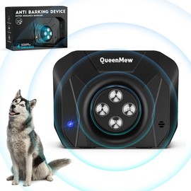 Kidstinct Anti Barking Device, Bark Control Device, Dog Barking Deterrent with 3 Adjustable Level Sonic Bark Up Dog Training Tools to 33 Ft Range Safe for Dogs and Human