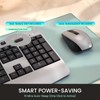 Wireless Keyboard and Mouse Combo,LIZRROT Ergonomic Computer Keyboard with Wrist