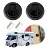 Hatch Latch Lock Boat Flush Pull Latch Black Flush Pull
