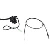 Thumb Throttle Cable with Dual Brake Lever Assy 22mm Aluminium