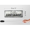FEMER Tin Sign with Saying 27 x 10 cm Villa