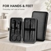 7-Piece Stainless Steel Nail Care Kit for Manicure & Pedicure