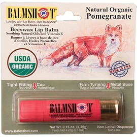 Balmshot Org Lip Balm Pomegran