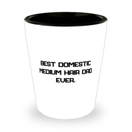 Best Domestic Medium Hair. Shot Glass, Domestic Medium Hair Cat Ceramic Cup, Love Gifts For Domestic Medium Hair Cat from Friends, Cool cat gifts, Domestic medium hair cat gifts, Medium hair cat