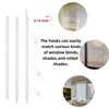 Plastics Wand for Blinds,35 Inches Vertical Blind Rods 1 Pcs
