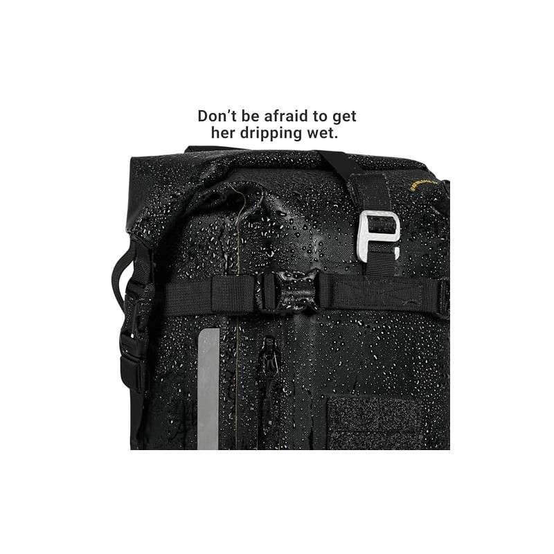 Odinsberg Ragnarök 15L 100% Waterproof Motorcycle Rear Bag - Side
