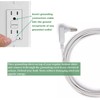 Grounding Pillowcase King White with 15ft Grounding Cord Conductive Silver