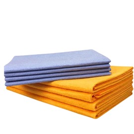 NicooniuMiracle Absorbent Cleaning Cloth Shammy, 8pcs Ultra-Absorbent Premium Multi-Purpose Cleaning Shammy Towel, Cleaning Cloths for Home All Purpose, Reusable Non-Scratch Woven Cars Pet