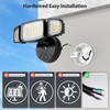 Olafus 80W Flood Lights Outdoor 2 Pack, Switch Controlled LED